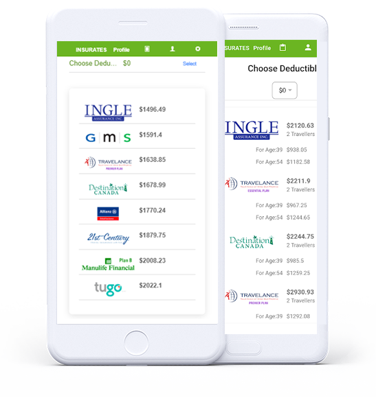 InsuRates - Rate Comparison App