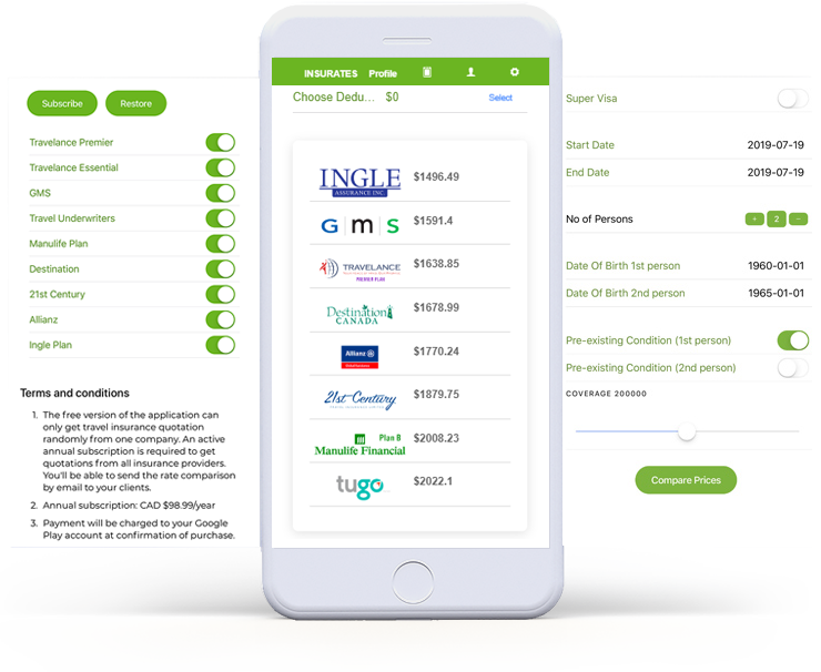 InsuRates - App